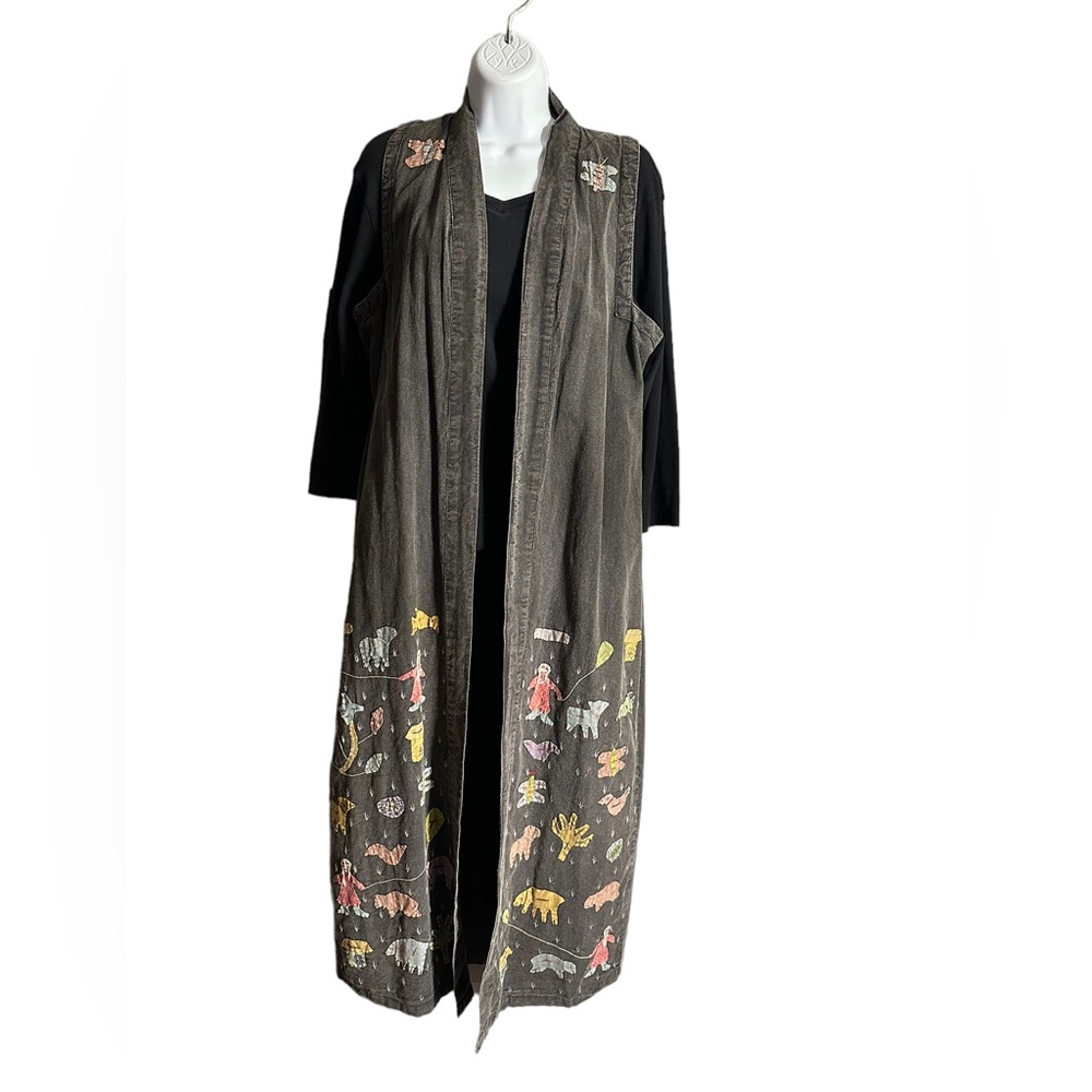 Sacred Threads Multicolor Long Vest